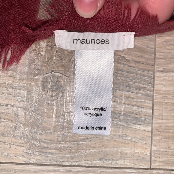 Maurices Large Square Floral Wrap Scarf - Picture 5 of 5